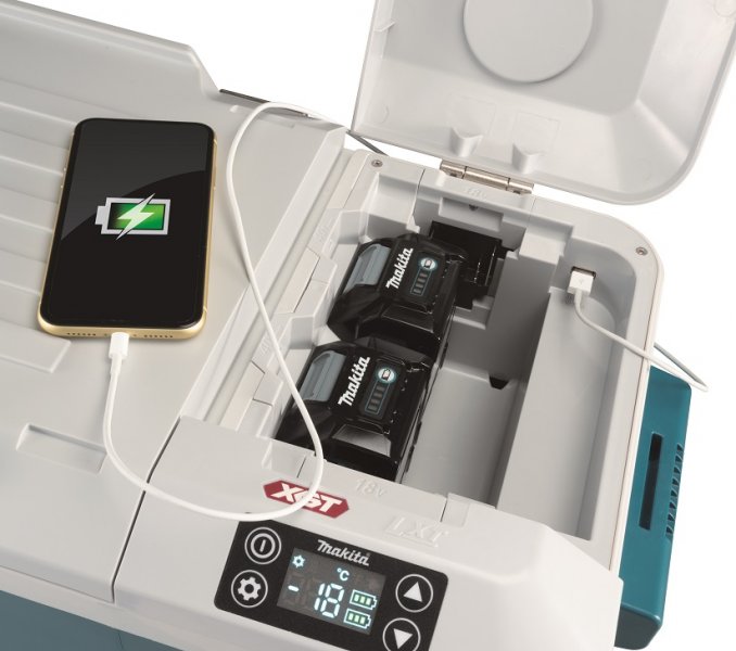 MAKITA CW001GZ aku chladnička LiIon 2x aku XGT/LXT, bez aku Obrázek