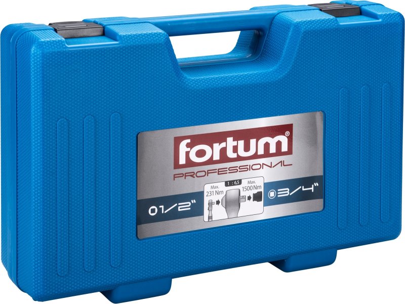 FORTUM 4704021 násobič momentu, sada 5ks, 1/2“F x 3/4“M, max. 1500Nm Obrázek