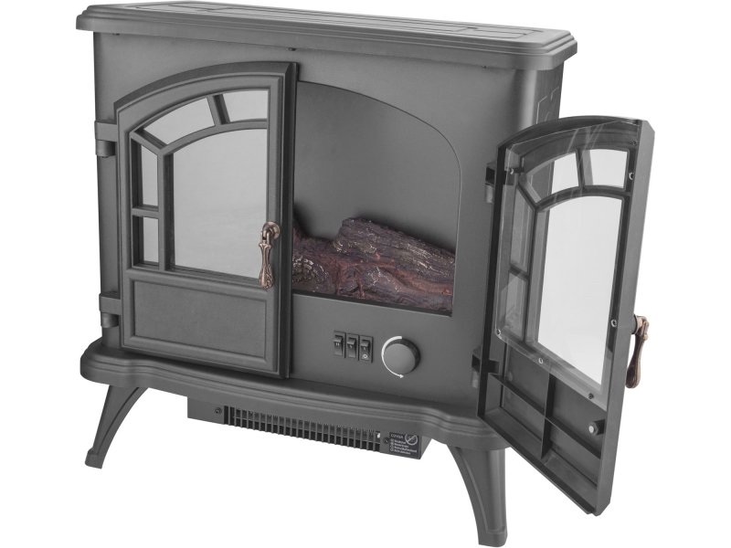 EXTOL LIGHT 43421 elektrický přímotop KRB s LED plápolajícím ohněm, 1800W Obrázek