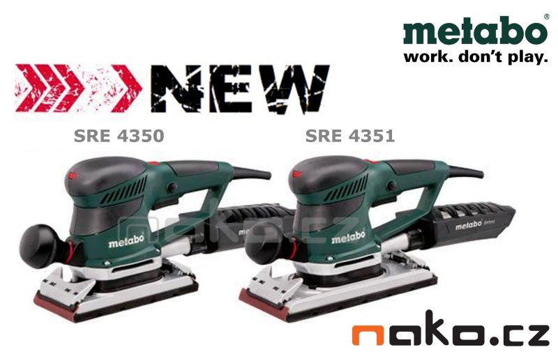 METABO SRE 4350 TurboTec SET vibrační bruska v kufru 691011000 Obrázek