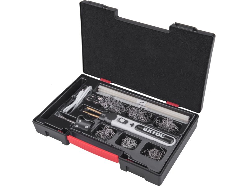 EXTOL PREMIUM 8891505 aku svářečka sponkovací na plasty 4V LiIon 2Ah USB