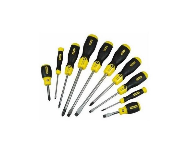 STANLEY 2-65-005 sada šroubováků v kufru (10ks) Obrázek