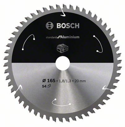 BOSCH 165x20mm (54Z) Standard For Aluminium