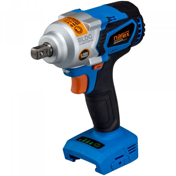 NAREX ASR 600-3SB BASIC BOX aku rázový bezuhlíkový utahovák 1/2" JUMBO POWER 60V bez aku Obrázek