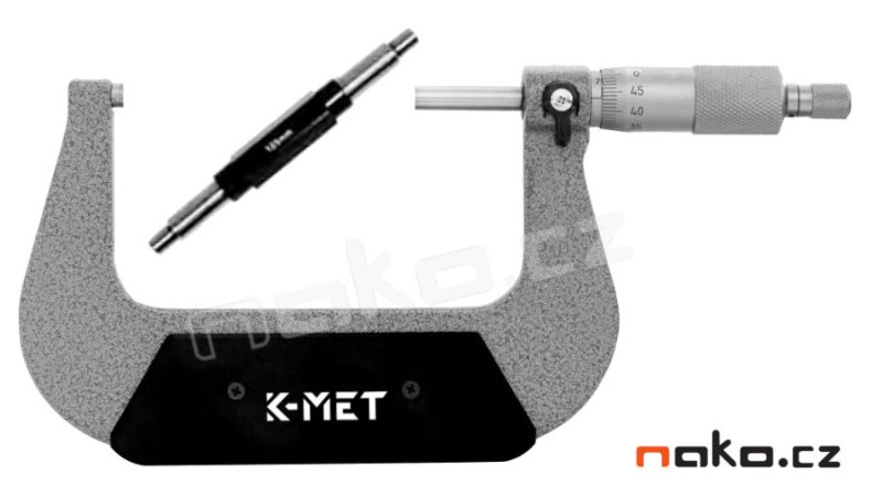 K-MET 7015 mikrometr třmenový 150-175mm / 0,01mm ČSN 251420 DIN 863 Obrázek