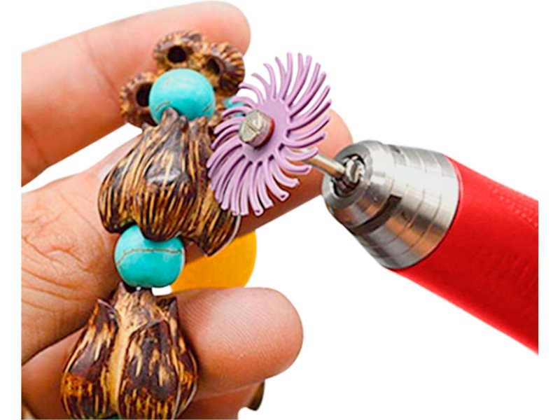 EXTOL PREMIUM 8803762 disky radiální štětinové P80,120,220,400,600,1000,2500,52ks,st.3mm Obrázek