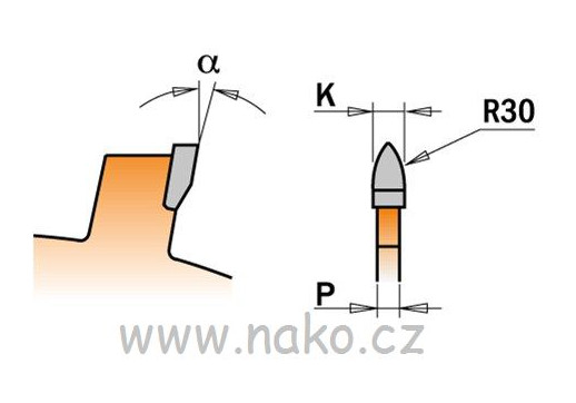 CMT C24000404 kotouč na zásmolky 100x22 Z4 Obrázek