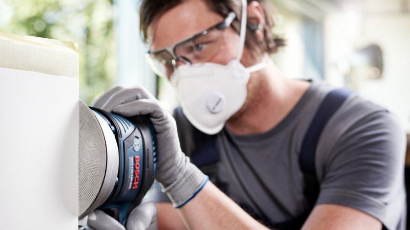 BOSCH brusná mřížka 150mm G100 na suchý zip M 480 net 2608900699 Obrázek
