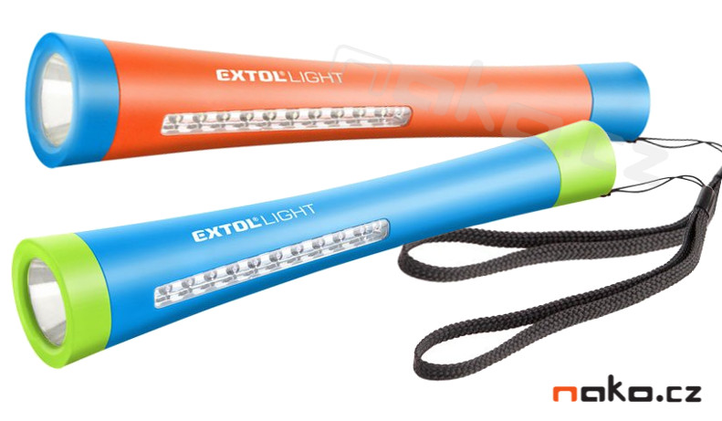 EXTOL LIGHT 43111 svítilna 1W+10 LED s magnetem