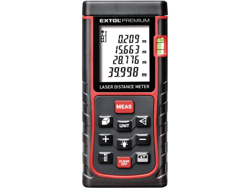 EXTOL PREMIUM 8820043 laserový digitální dálkoměr, 0,05-80m