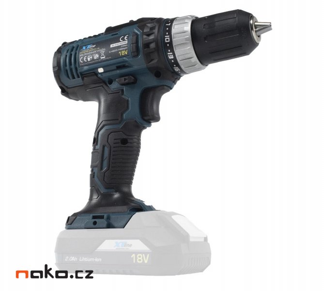 XTline XT102700-1B2 aku vrtačka 18V LiIon 1x 2Ah Obrázek