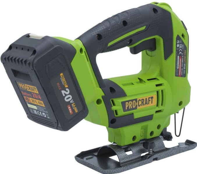 PROCRAFT ST22 aku přímočará pila bezuhlíková LiIon 20V bez aku Obrázek
