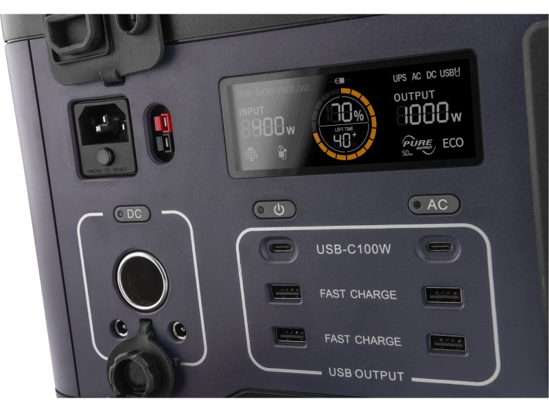 HERON 8896801 nabíjecí a napájecí aku stanice 1200 W, 921 Wh LiFePo4 Obrázek