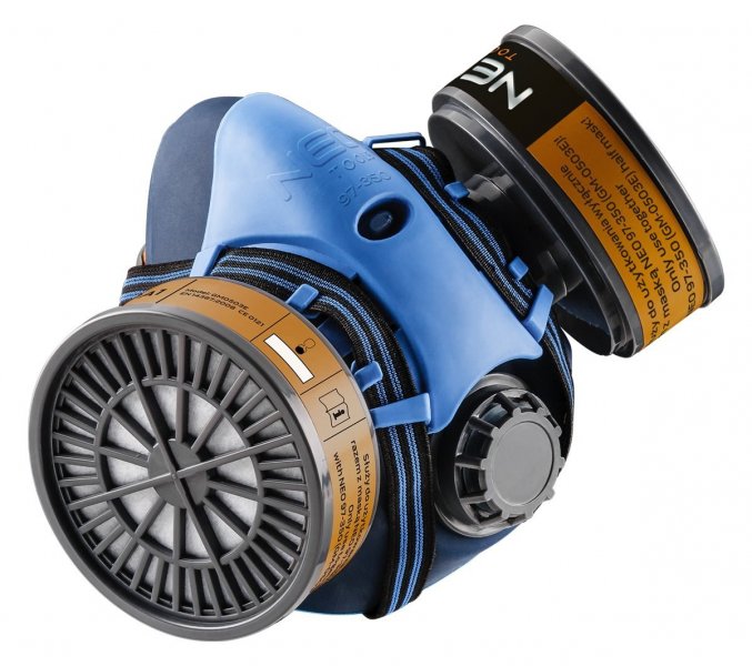 NEO TOOLS 97-350 maska ochranná dýchací bez filtrů Obrázek