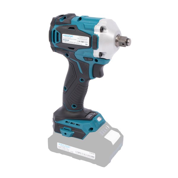 XTline XT102832-1B5B aku rázový utahovák 1/2" 400 Nm bezuhlíkový 18V 5Ah XTpower Obrázek