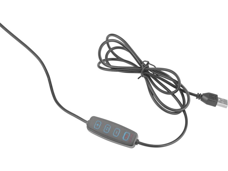 EXTOL LIGHT 43160 stolní lampa s lupou, 1300lm, 5x zvětšení, USB Obrázek