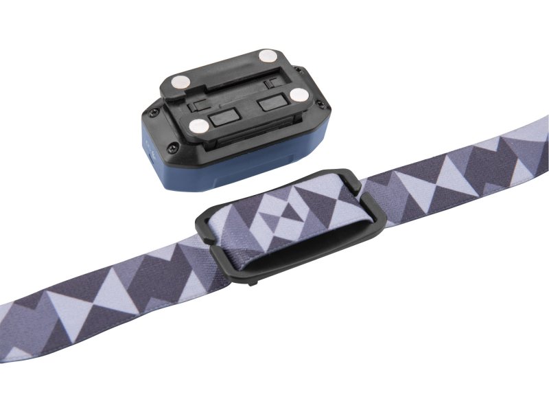 EXTOL LIGHT 43183 čelovka 480lm, nabíjecí, USB, OSRAM LED+COB LED, IR čidlo Obrázek