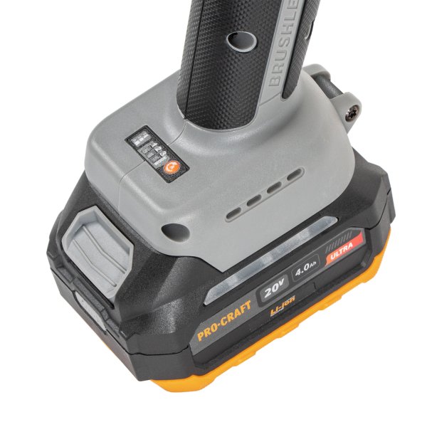 PROCRAFT Industrial AG125A-1B-F bezuhlíková aku úhlová bruska 125mm v tašce LiIon 20V 4Ah Obrázek