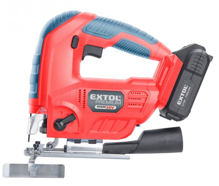 EXTOL PREMIUM 8891824 aku přímočará pila SHARE20V, 20V LiIon, 2Ah Obrázek