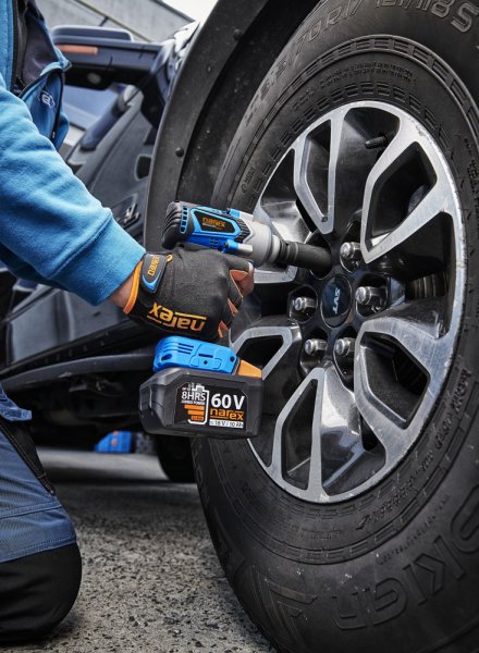 NAREX ASR 600-3SB BASIC BOX aku rázový bezuhlíkový utahovák 1/2" JUMBO POWER 60V bez aku Obrázek