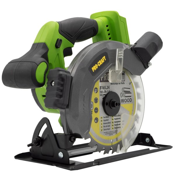 PROCRAFT PCA28 kotoučová aku pila 165mm bezuhlíková LiIon 20V, bez aku (PCA28BB) Obrázek