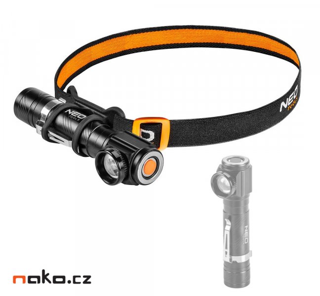 NEO TOOLS 63-033 sada na přežití - nůž, LED čelovka 2v1, náramek Obrázek