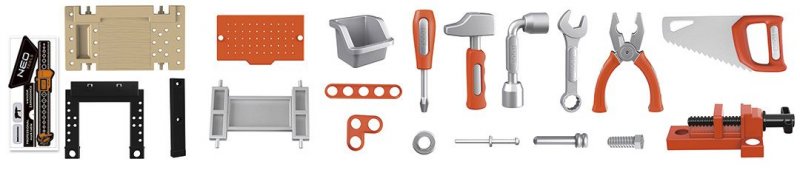 NEO TOOLS GD010 dětský pracovní stůl mini s nářadím Obrázek