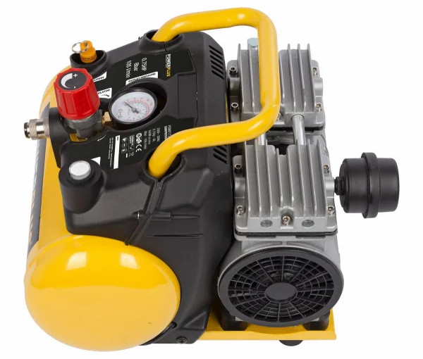 POWERPLUS POWX1724S bezolejový kompresor SILENT 6L + příslušenství Obrázek