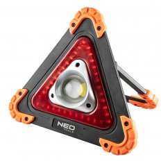 NEO TOOLS 99-076 přenosný trojúhelníkový LED reflektor 10W, 4xAA