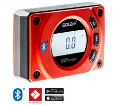 SOLA - GO! SMART digitalní vodováha - sklonoměr Bluetooth, 80mm, 01483001