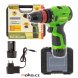 PROCRAFT PA12Pro DFR-2B-C vrtací aku šroubovák LiIon 12V 2x 2Ah