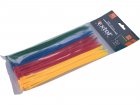 EXTOL PREMIUM 8856196 stahovací pásky na vodiče 4 barvy, 200x3,6mm - 100ks, nylon