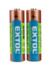 Baterie alkalické 1,5V AA (LR6) EXTOL ENERGY ULTRA +, 2ks
