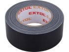 EXTOL PREMIUM 8856313 textilní páska lepicí univerzální, 50mm x 50m černá