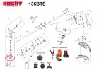 HECHT 135000017 podložka nástroje spodní H135BTS model 2020
